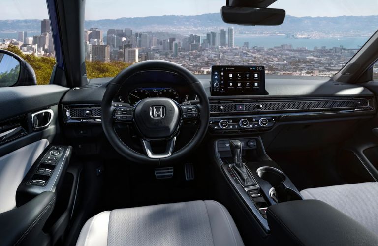 dashboard view of the 2025 Honda Civic Sedan